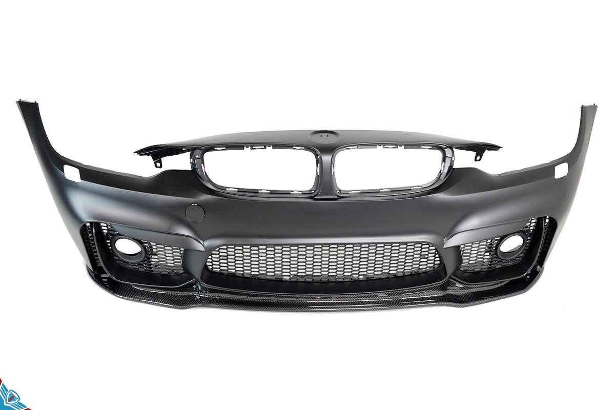 2014-2020 BMW 4 Series (F32/F33/F36) VSX Carbon Fiber Front Lip [ONLY FOR M4 CONVERSION BUMPER]