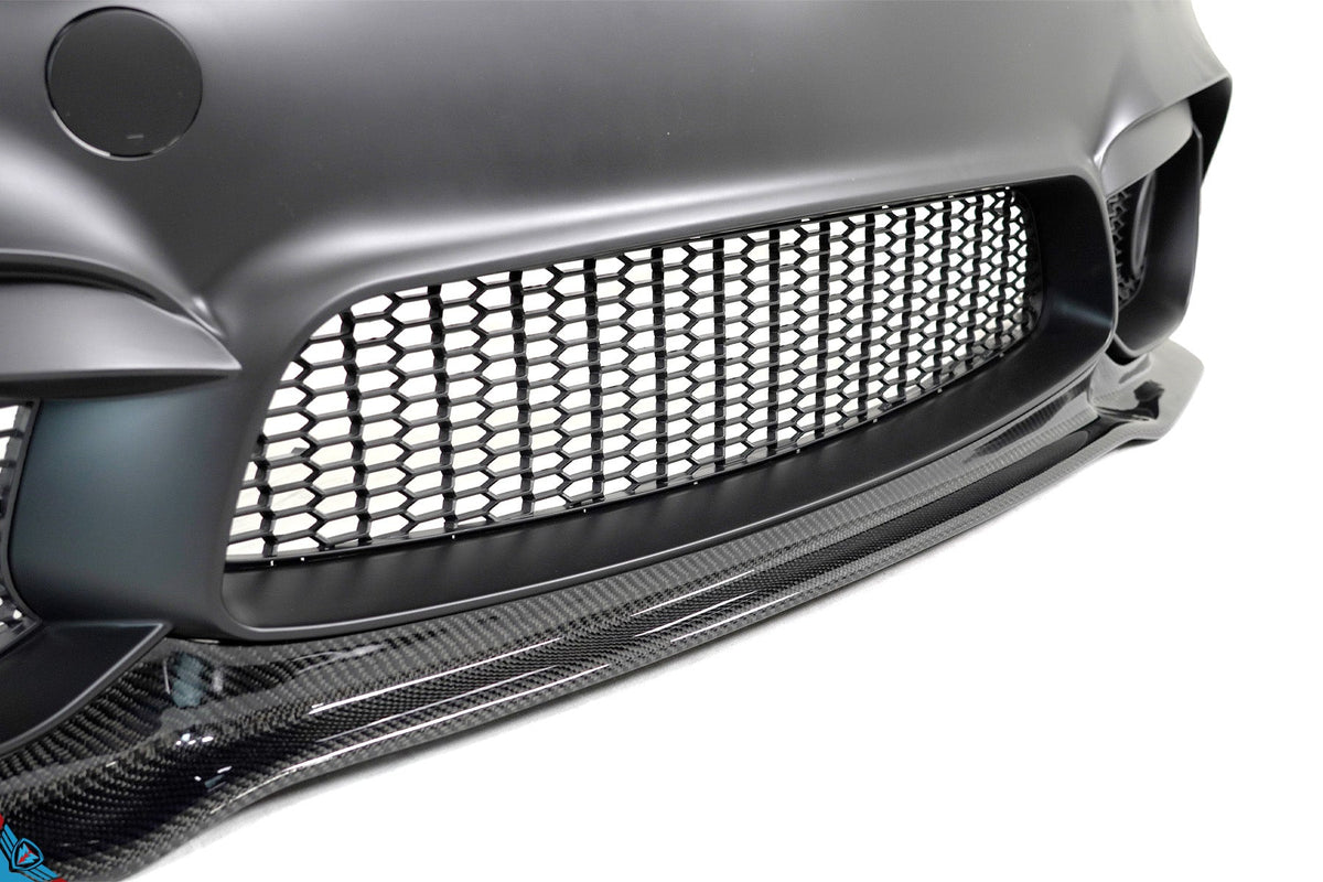 2014-2020 BMW 4 Series (F32/F33/F36) VSX Carbon Fiber Front Lip [ONLY FOR M4 CONVERSION BUMPER]