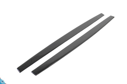 2014-2020 BMW 4 Series (F32/F33) &amp; M3/M4 (F8X) M Performance Style Carbon Fiber Side Skirt Extensions (Pair) | FYBR Aerodynamics