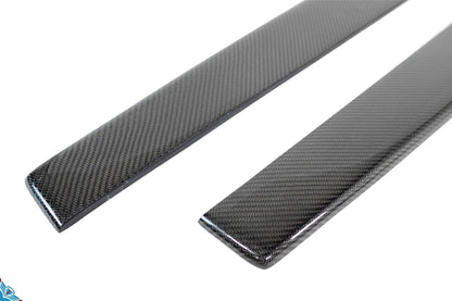 2014-2020 BMW 4 Series (F32/F33) &amp; M3/M4 (F8X) M Performance Style Carbon Fiber Side Skirt Extensions (Pair) | FYBR Aerodynamics