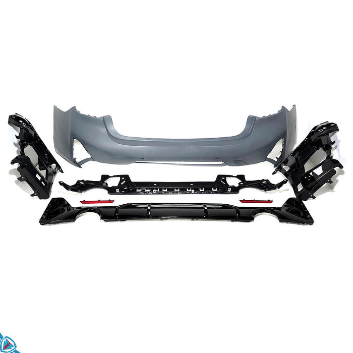 2023-2025 BMW LCI 3 Series (G20) M Sport Style Rear Bumper Conversion Kit - Prop and Piston