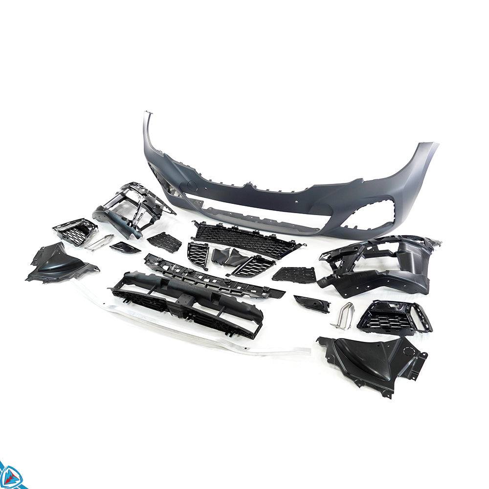 2019-2022 BMW Pre-LCI 3 Series (G20) M Sport (M340i) Style Front Bumper Conversion Kit - Prop and Piston