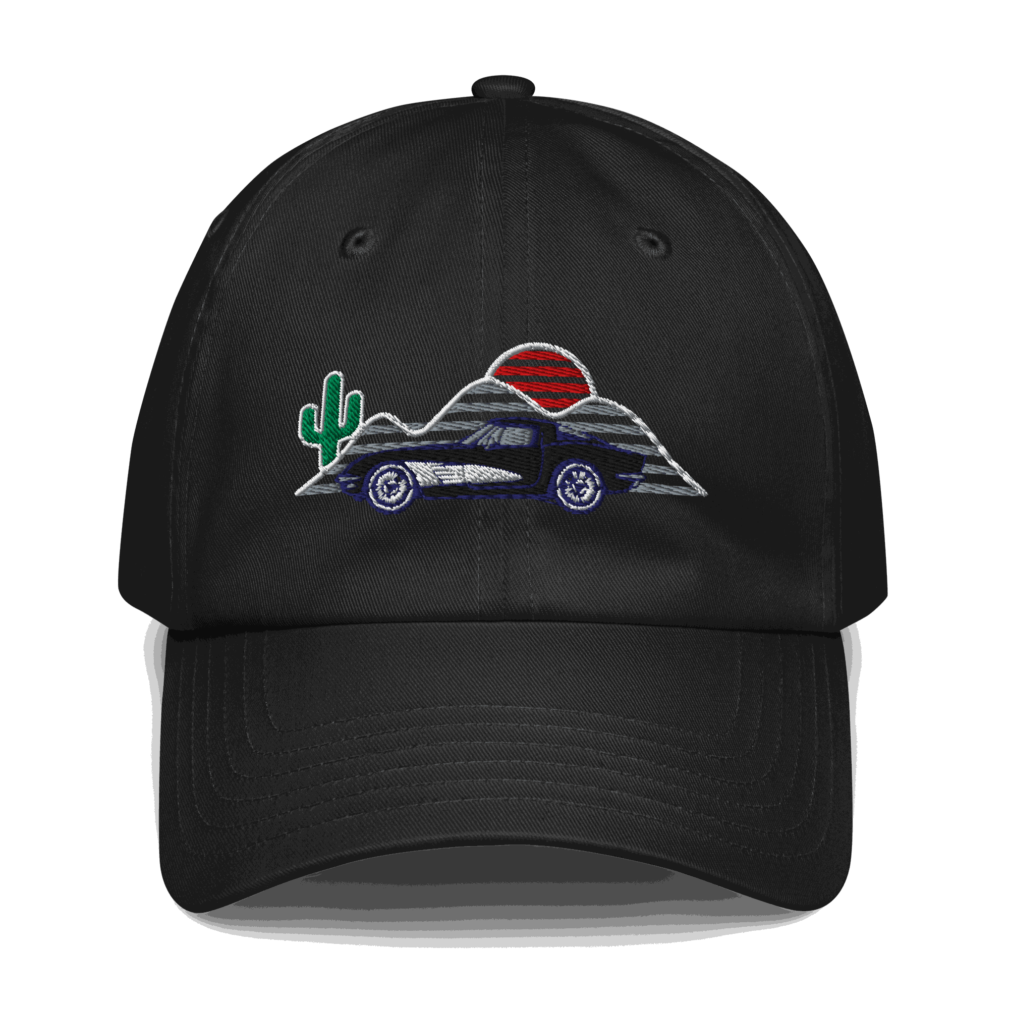 C1 Corvette embroidered hat Classic Car Embroidered Automotive Hat - Prop and Piston