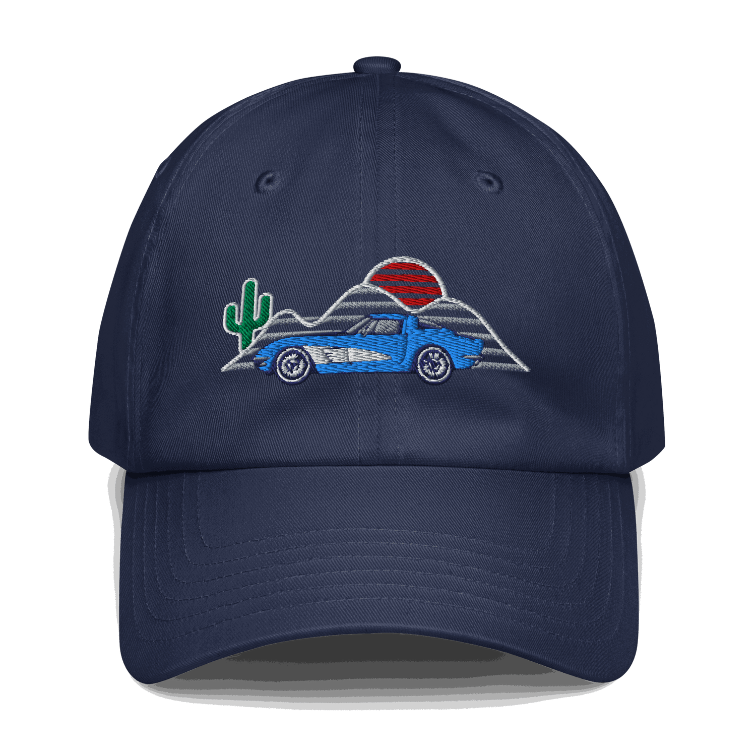 C1 Corvette Sunset Hat – Classic Automotive Hat for Vintage Vette Fans - Prop and Piston