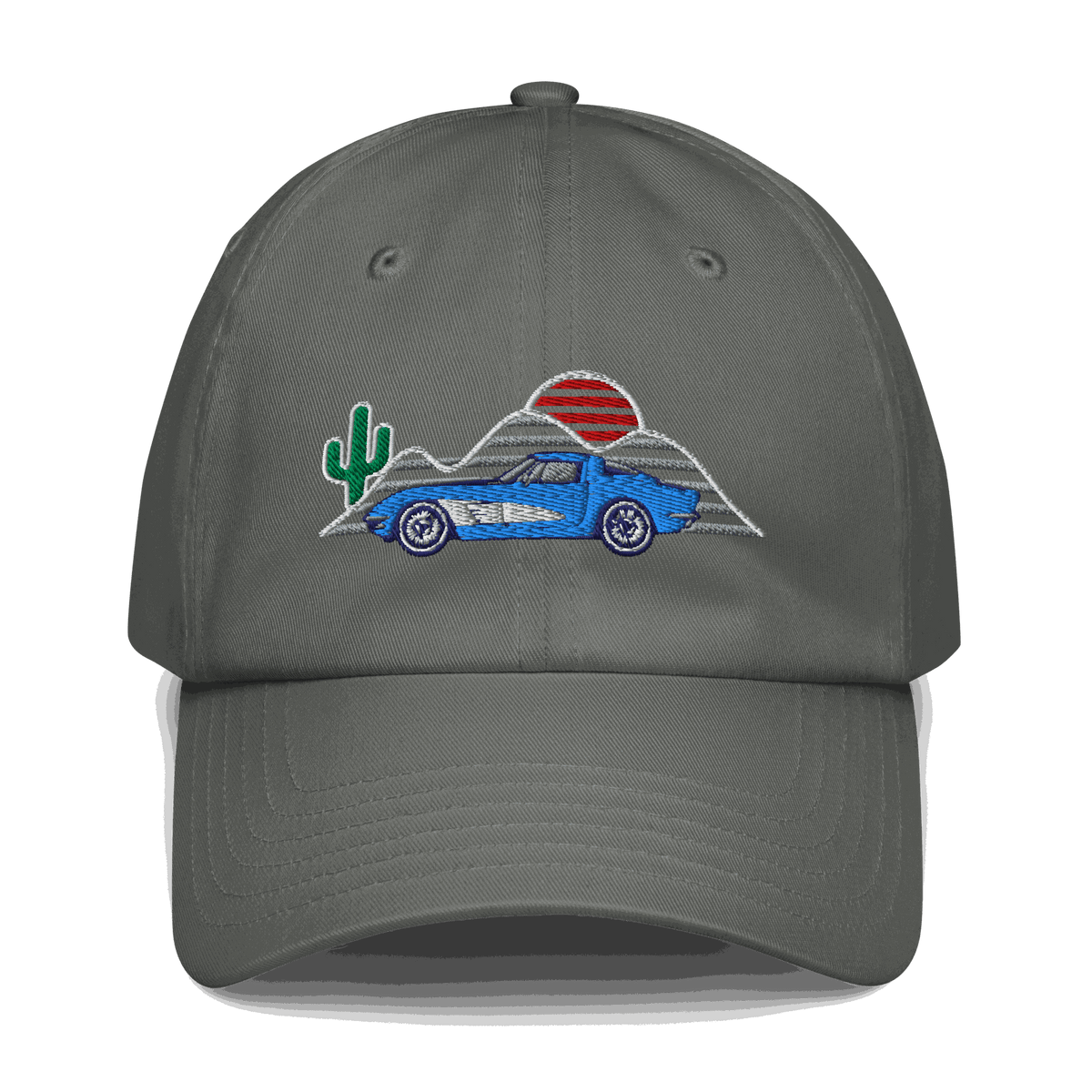 C1 Corvette Sunset Hat – Classic Automotive Hat for Vintage Vette Fans - Prop and Piston