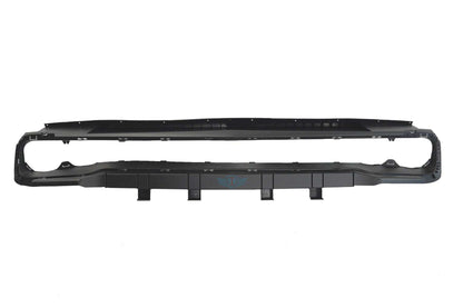 2015-2023 Dodge Challenger SRT Hellcat style front bumper conversion kit on grey Scat Pack model