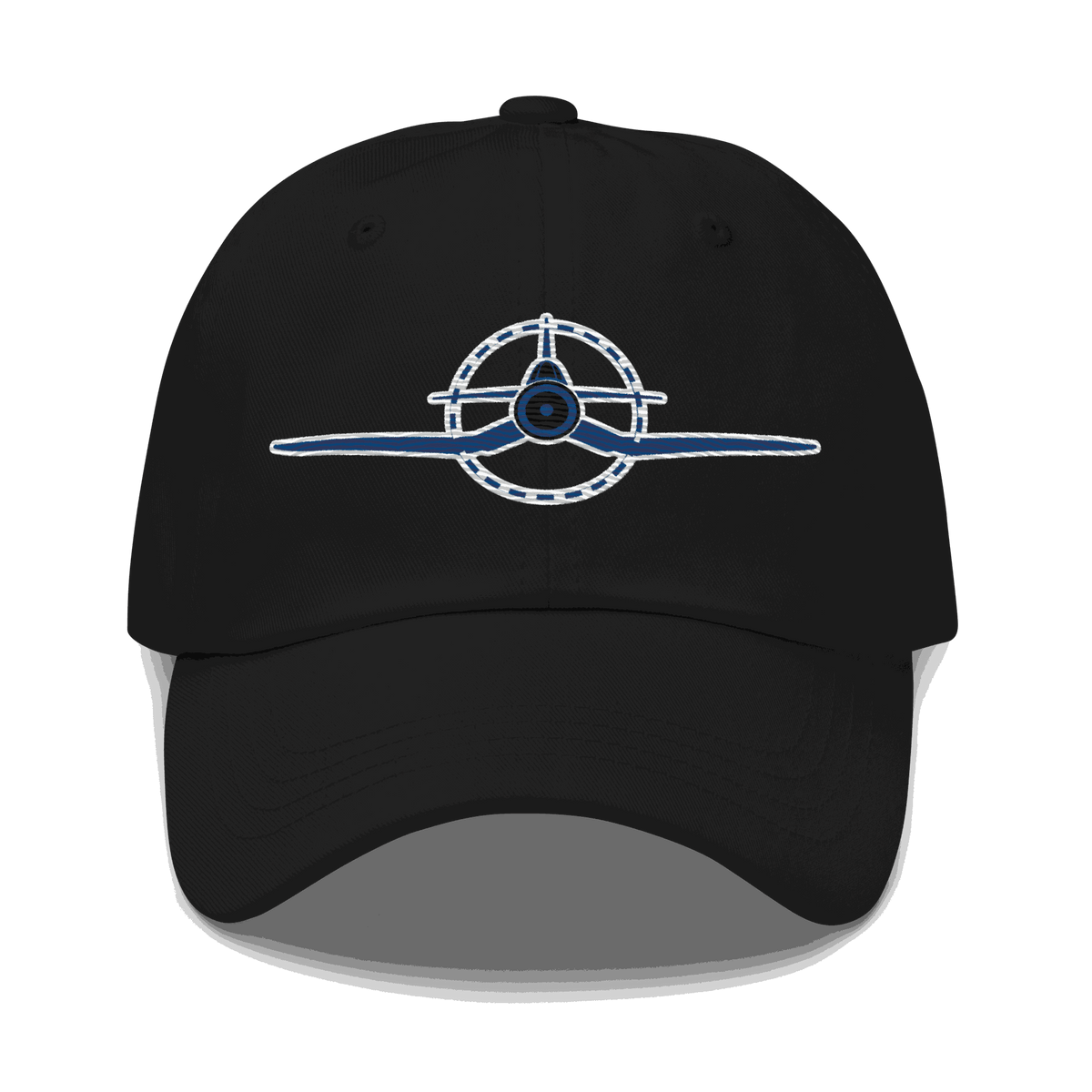 Embroidered F4U Cap WWII Corsair adjustable chino cotton twill dad hat in multiple colors