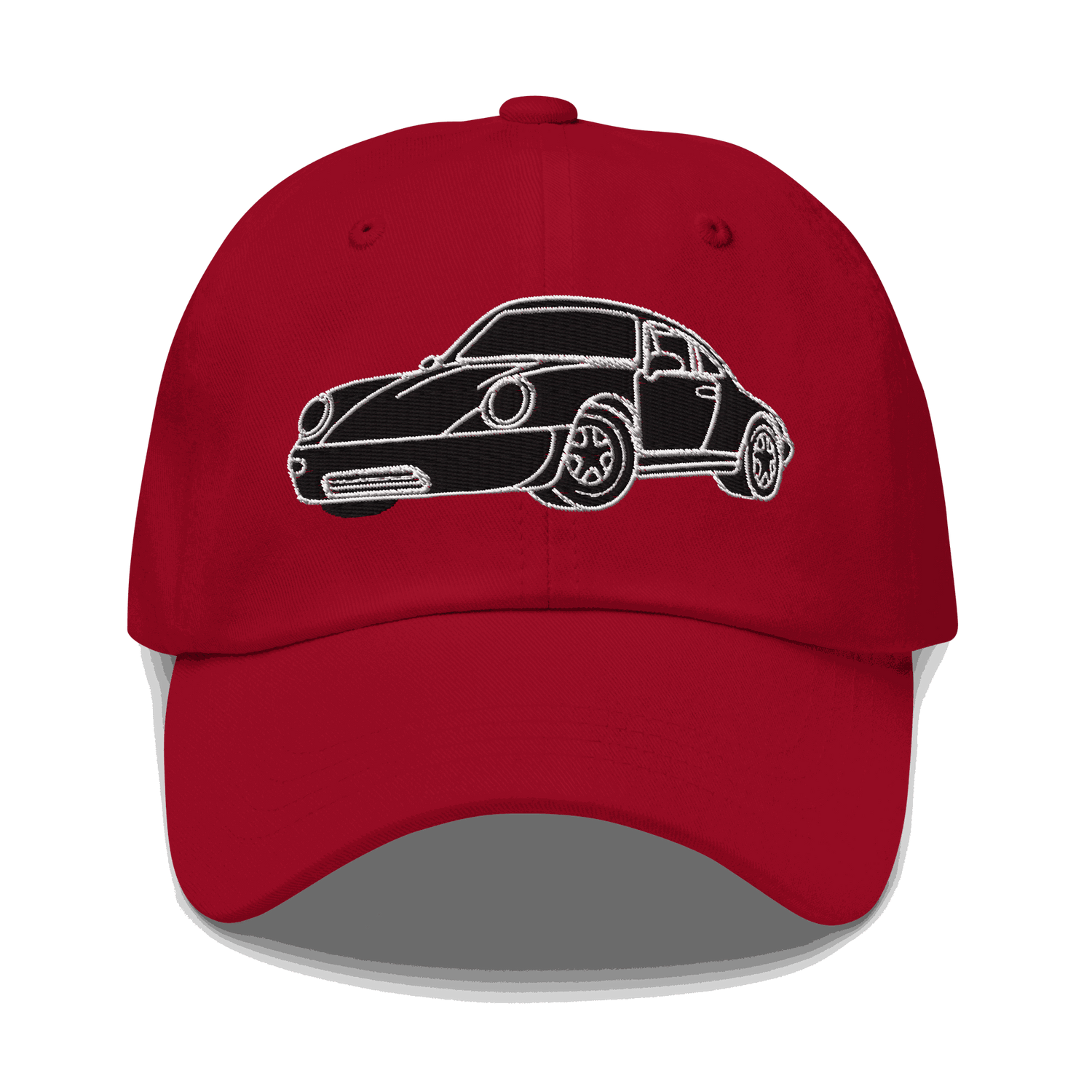 911 Black Racer Dad Hat heavyweight tee 911 Black