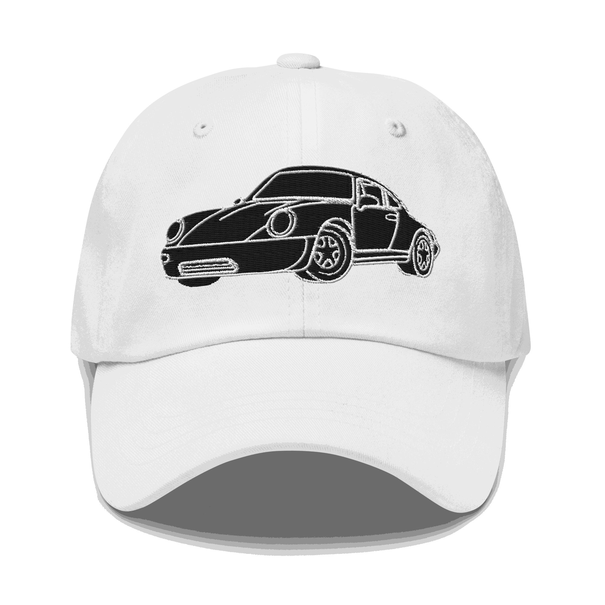 911 Black Racer Dad Hat heavyweight tee 911 Black