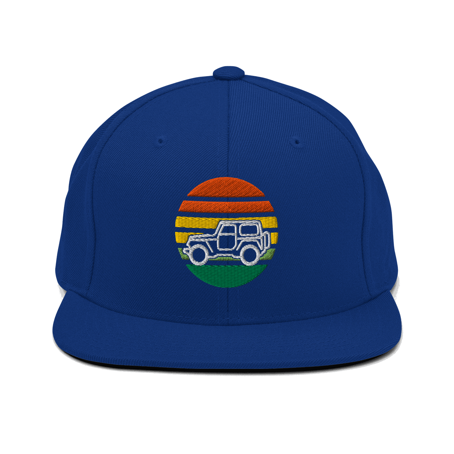 Automotive Hat 4 x 4 Embroidered Retro Snapback 