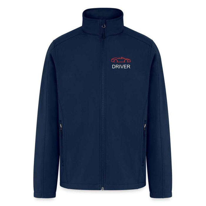Men’s Soft Shell Jacket in normal fit with zippered pockets and water-resistant polyester material