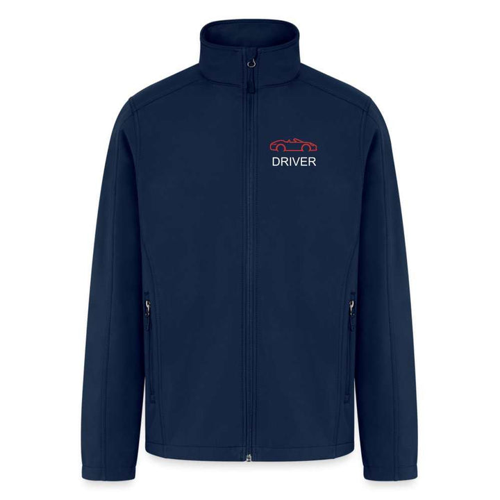Men’s Soft Shell Jacket in normal fit with zippered pockets and water-resistant polyester material