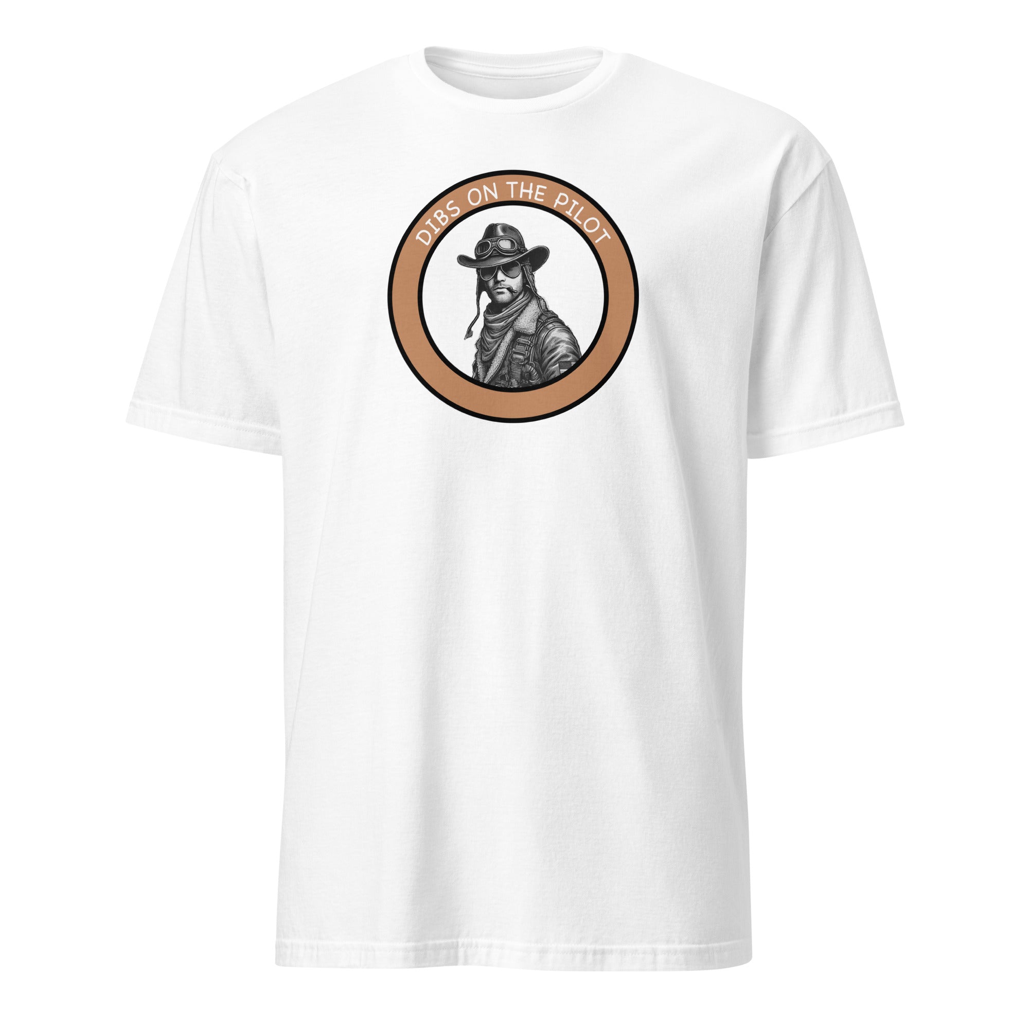 Dibs on the pilot Short - Sleeve Unisex T-Shirt - Prop and Piston