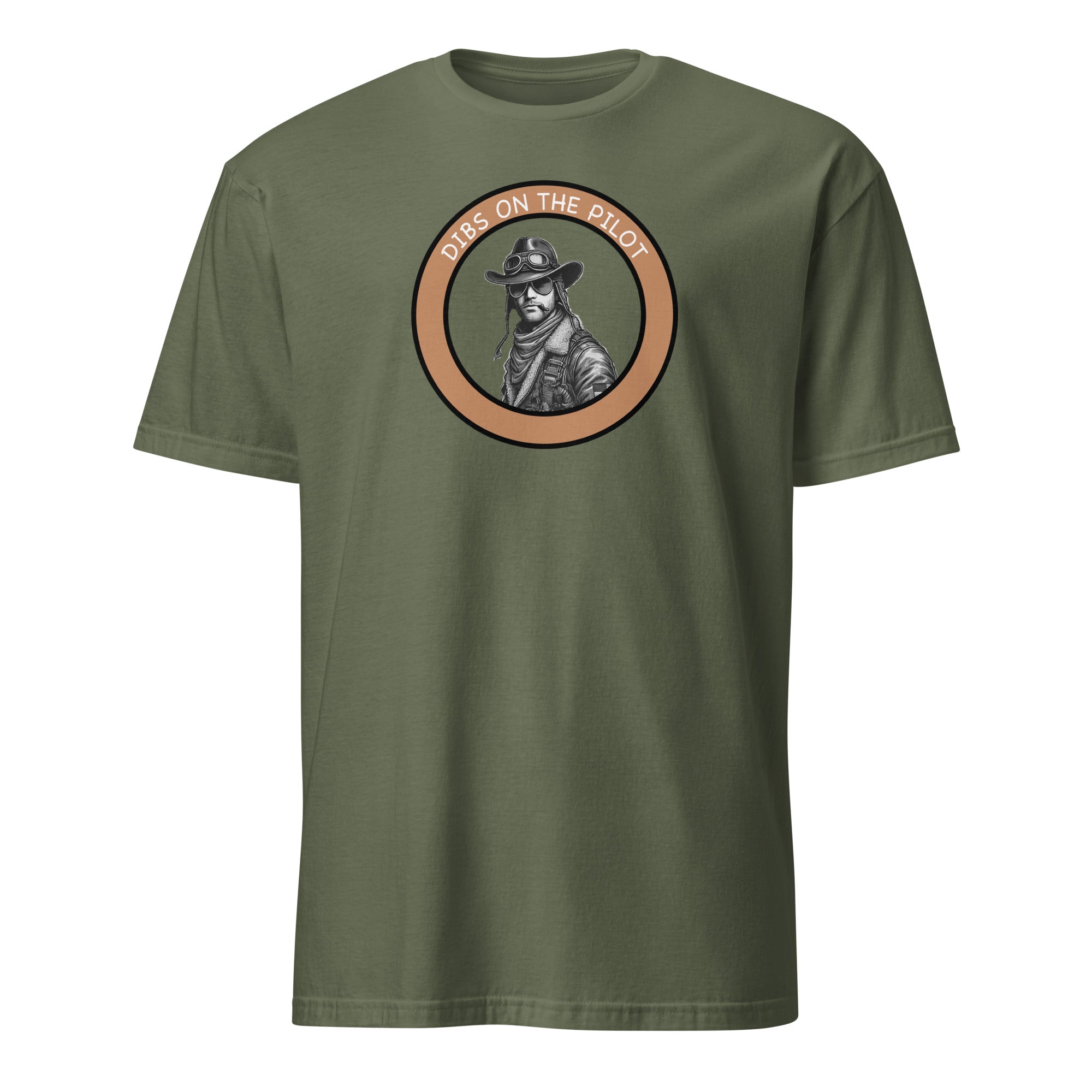 Dibs on the pilot Short - Sleeve Unisex T-Shirt - Prop and Piston