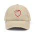 Test Pilot Aviation Hat featuring a distressed design and embroidered logo, perfect for stylish headwear.