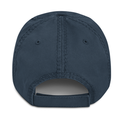 Navy aviation hat back view, hook-and-loop closure