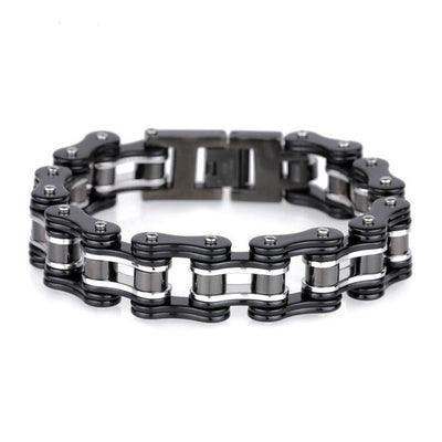 colorful motorcycle chain bracelet showcasing a durable and stylish design inspired by motorcycle culture.