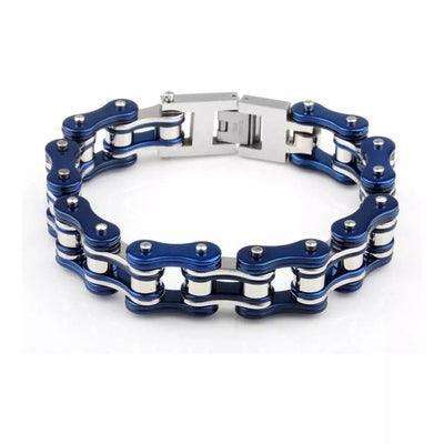 Diverse colorful motorcycle chain bracelet