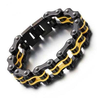 Diverse colorful motorcycle chain bracelet - Prop and Piston