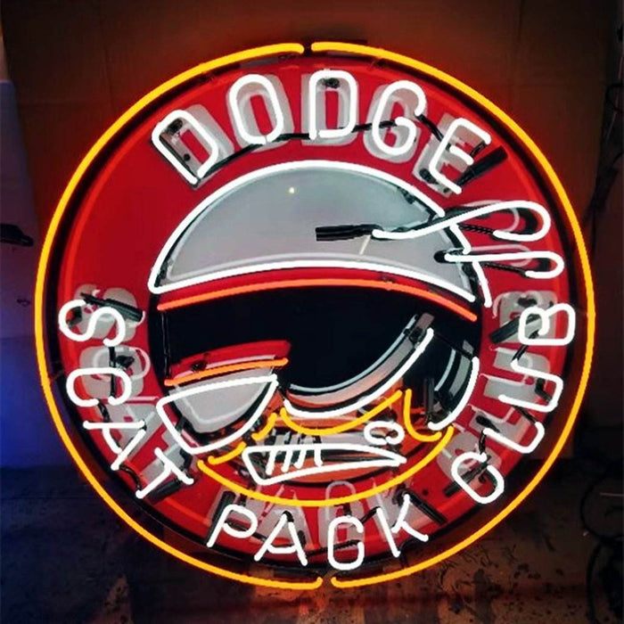 Dodge Scat Club Neon Signs - Prop and Piston