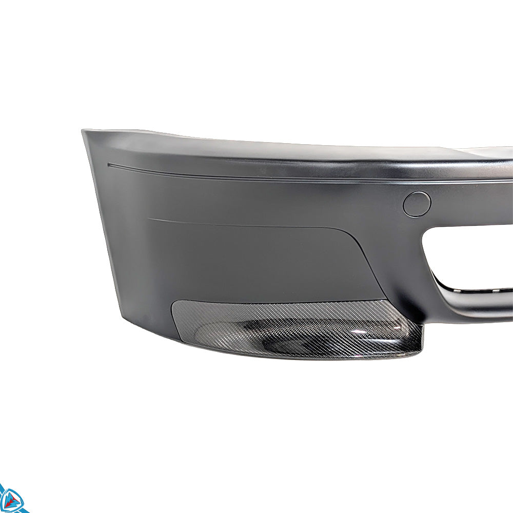 2001-2006 BMW M3 (E46) CSL Style Front Bumper Kit with Carbon Fiber Splitters (Coupe/Convertible) - Prop and Piston