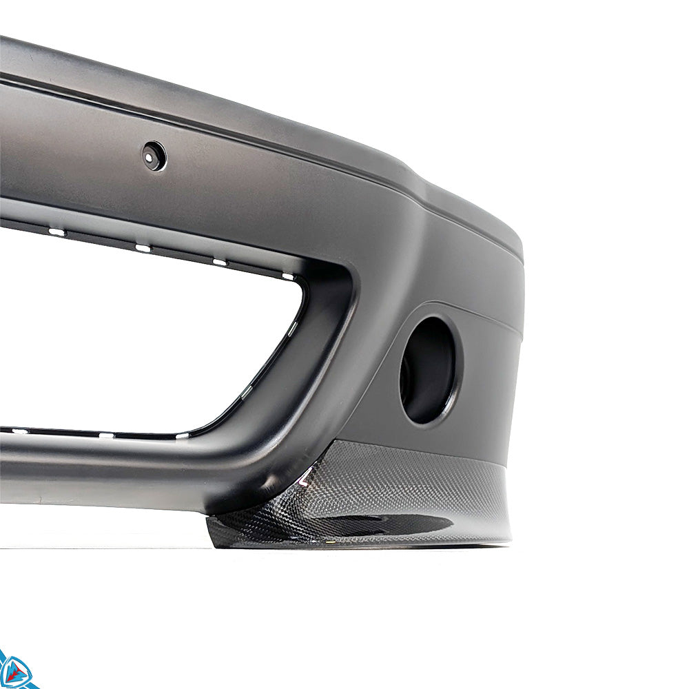 2001-2006 BMW M3 (E46) CSL Style Front Bumper Kit with Carbon Fiber Splitters (Coupe/Convertible) - Prop and Piston