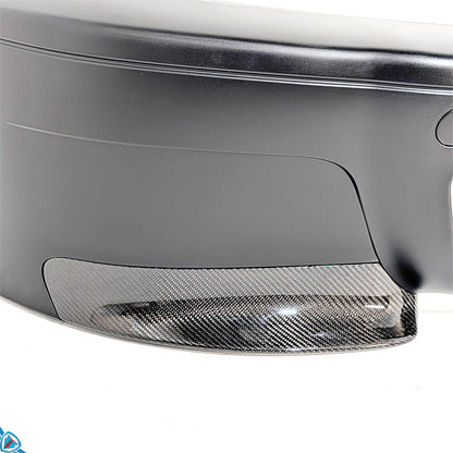 2001-2006 BMW M3 (E46) CSL Style Front Bumper Kit with Carbon Fiber Splitters (Coupe/Convertible)