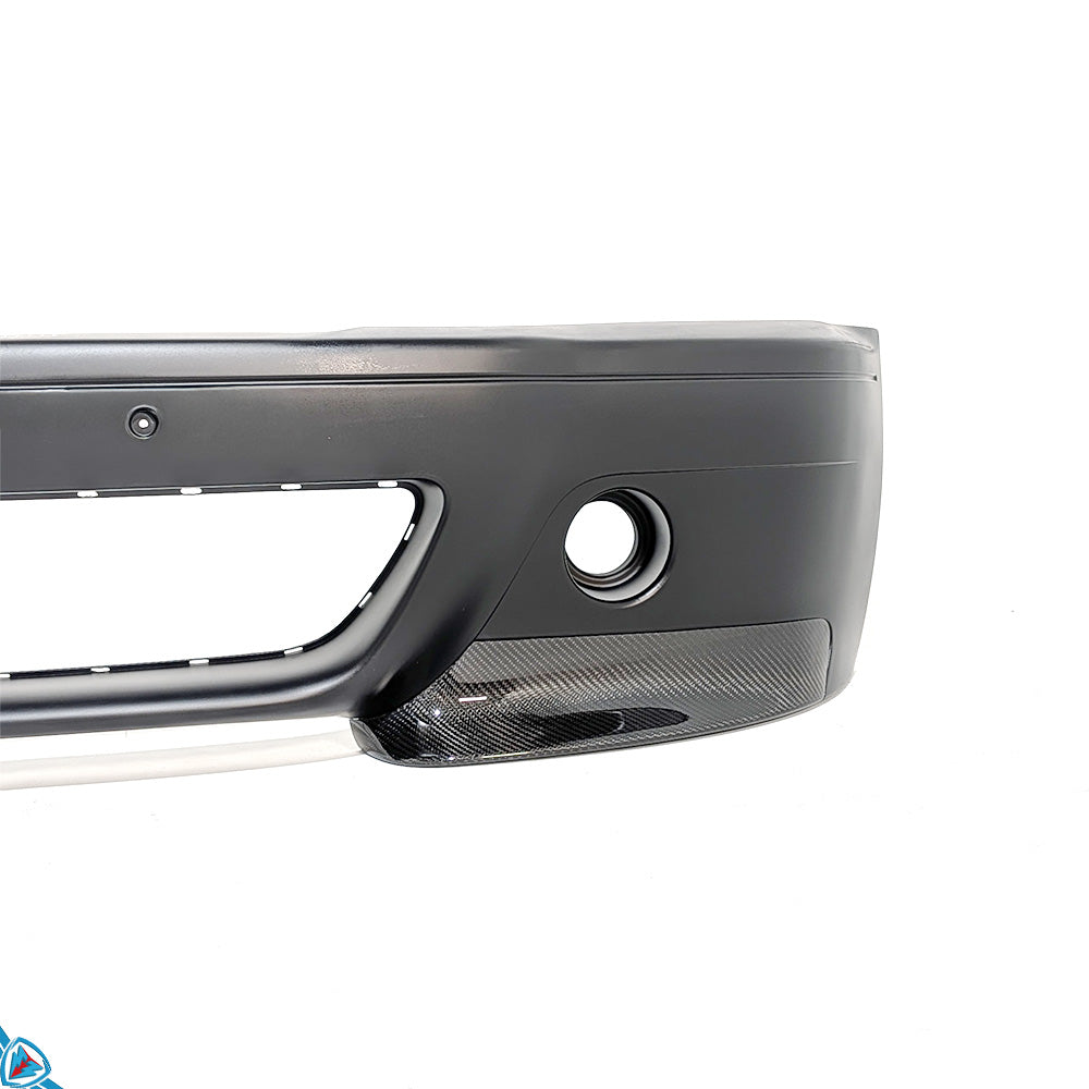 2001-2006 BMW M3 (E46) CSL Style Front Bumper Kit with Carbon Fiber Splitters (Coupe/Convertible)