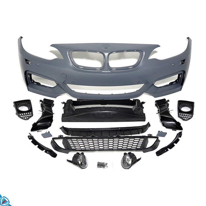 2014-2018 BMW 2 Series (F22/F23) M Sport Style Front Bumper Conversion Kit