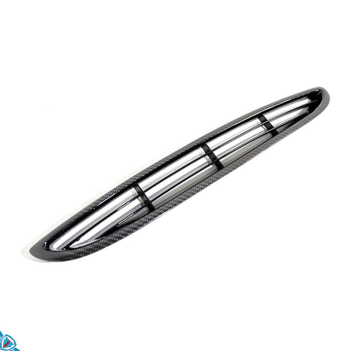 Genuine Carbon Fiber Replacement Hood Vent for F2X F3X F8X BMW with GTS Style Aftermarket Hood