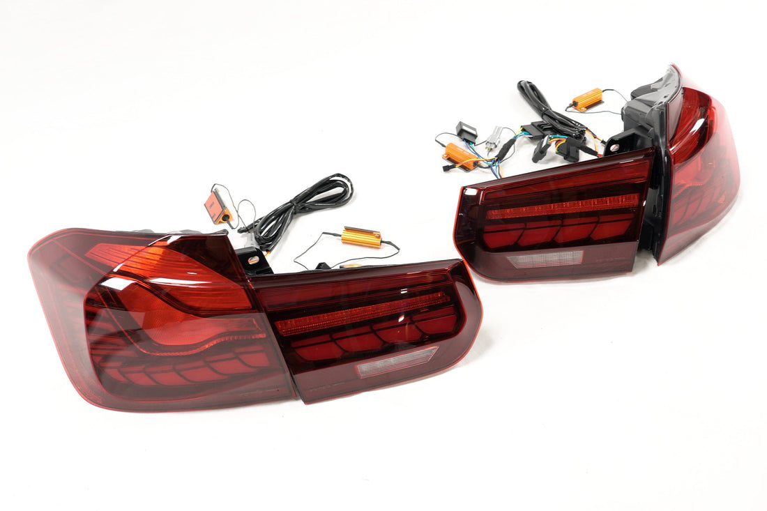 2012-2018 BMW 3 Series (F30) &amp; M3 (F80) OLED GTS Style Tail Lights (Plug-and-Play)