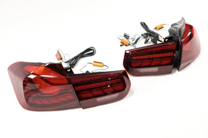 2012-2018 BMW 3 Series (F30) &amp; M3 (F80) OLED GTS Style Tail Lights (Plug-and-Play)