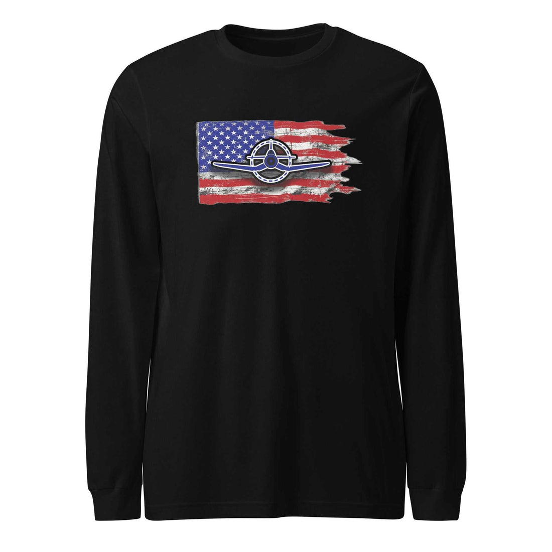 Airplane Tee F4U Unisex Long Sleeve Tee - Prop and Piston