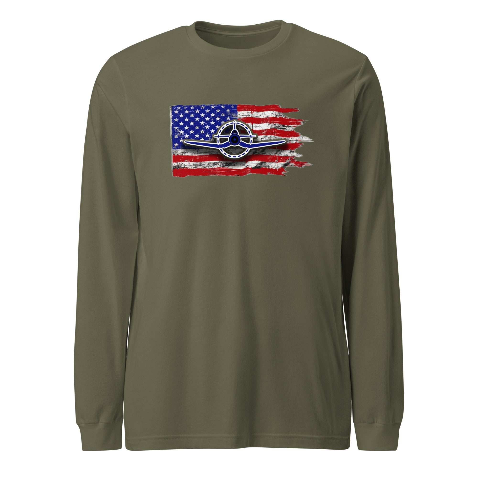 F4U Unisex Long Sleeve Tee - Prop and Piston