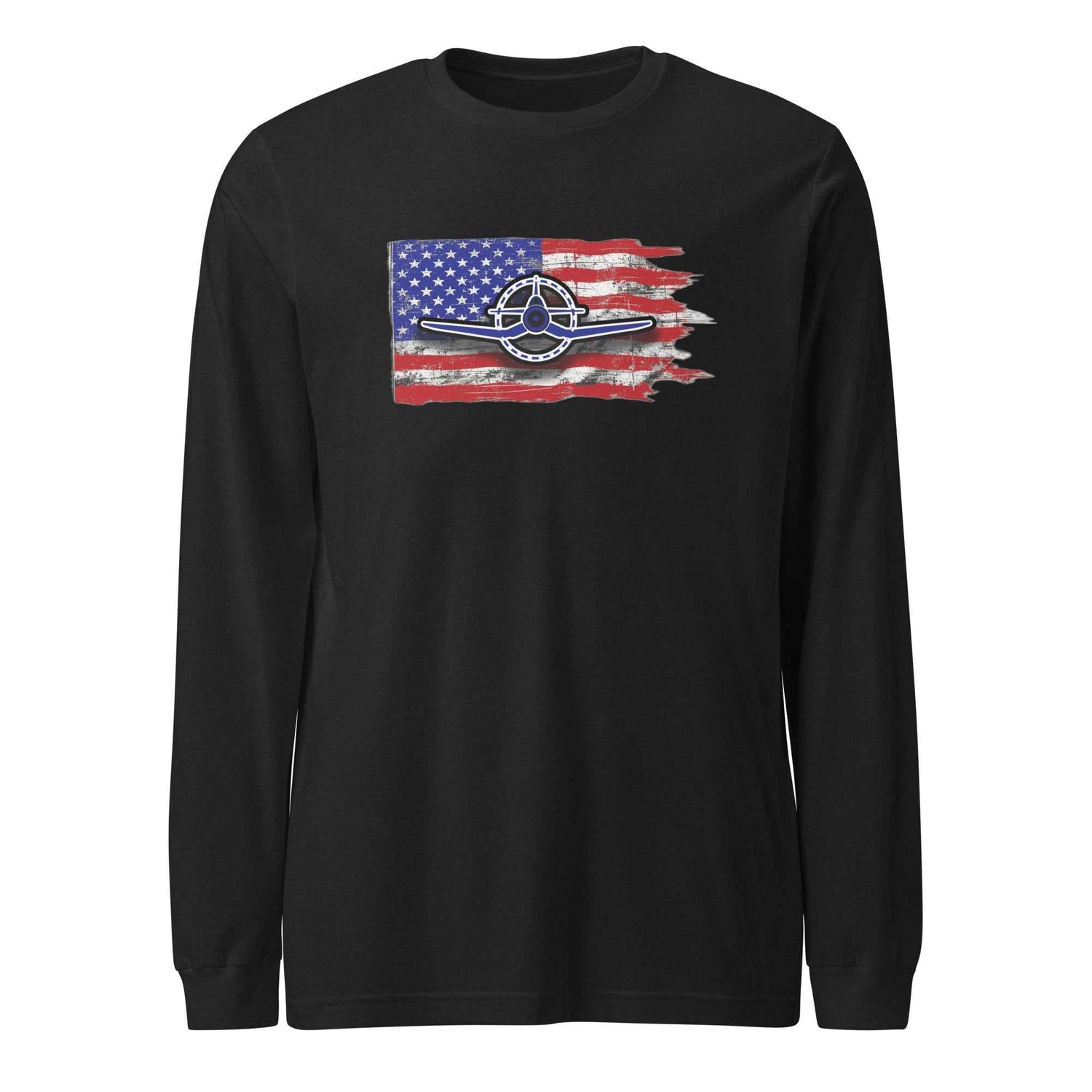 Airplane Tee F4U Unisex Long Sleeve Tee - Prop and Piston