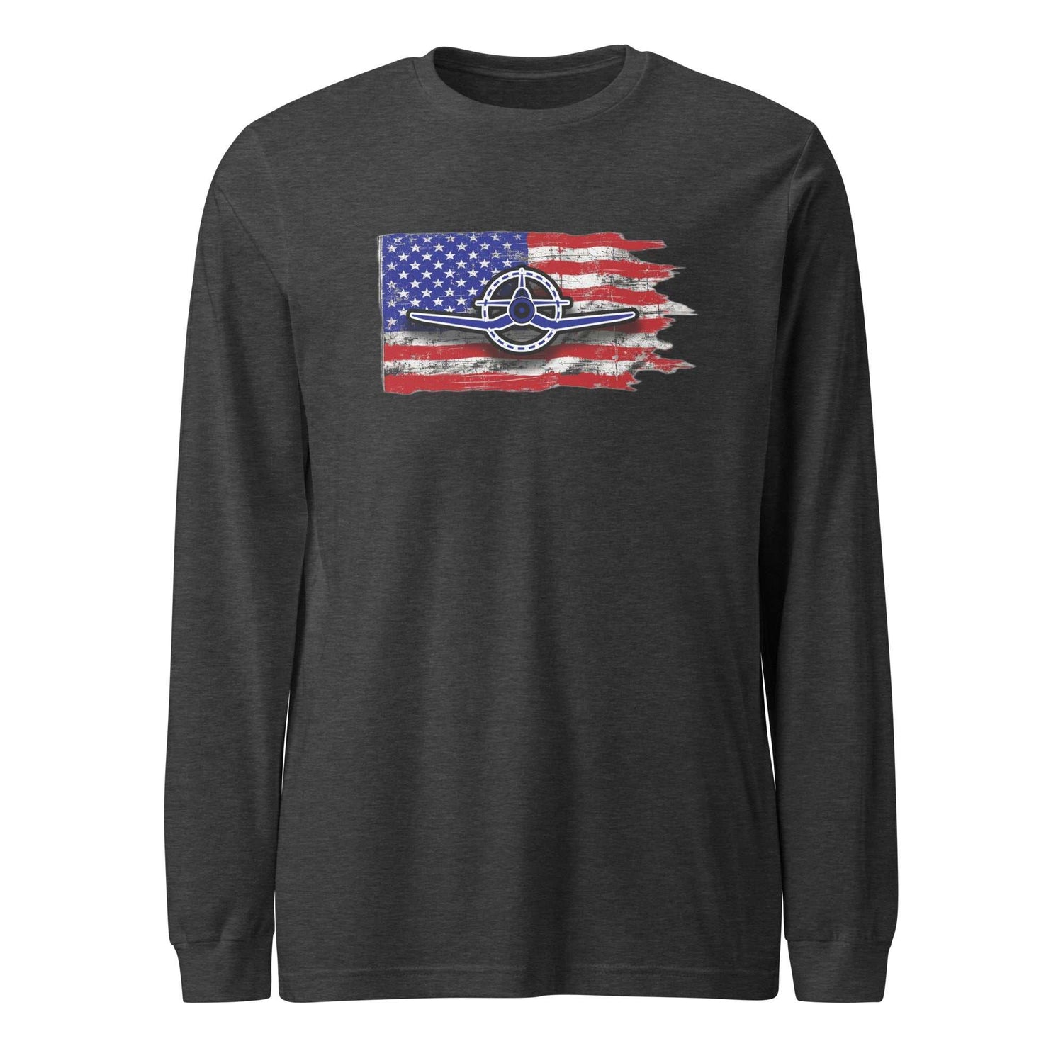 Airplane Tee F4U Unisex Long Sleeve Tee - Prop and Piston