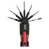 Compact Mr. 7-Hands multi-screwdriver with eight tips and built-in LED flashlight