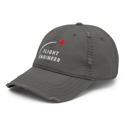Flight Engineer distressed aviation dad hat - Prop and Piston
