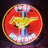 Ford Mustang Car Logo Neon Signs - Prop and Piston