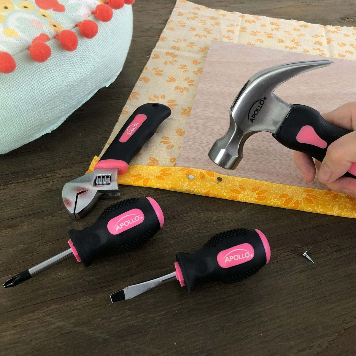Four Piece Stubby Tool Set - Pink - DT0240P - Prop and Piston
