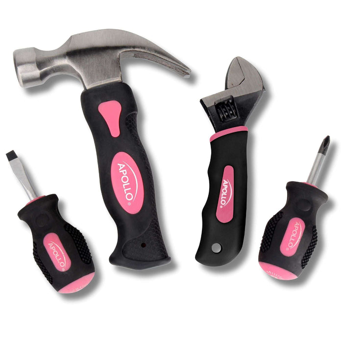 Four Piece Stubby Tool Set - Pink - DT0240P - Prop and Piston