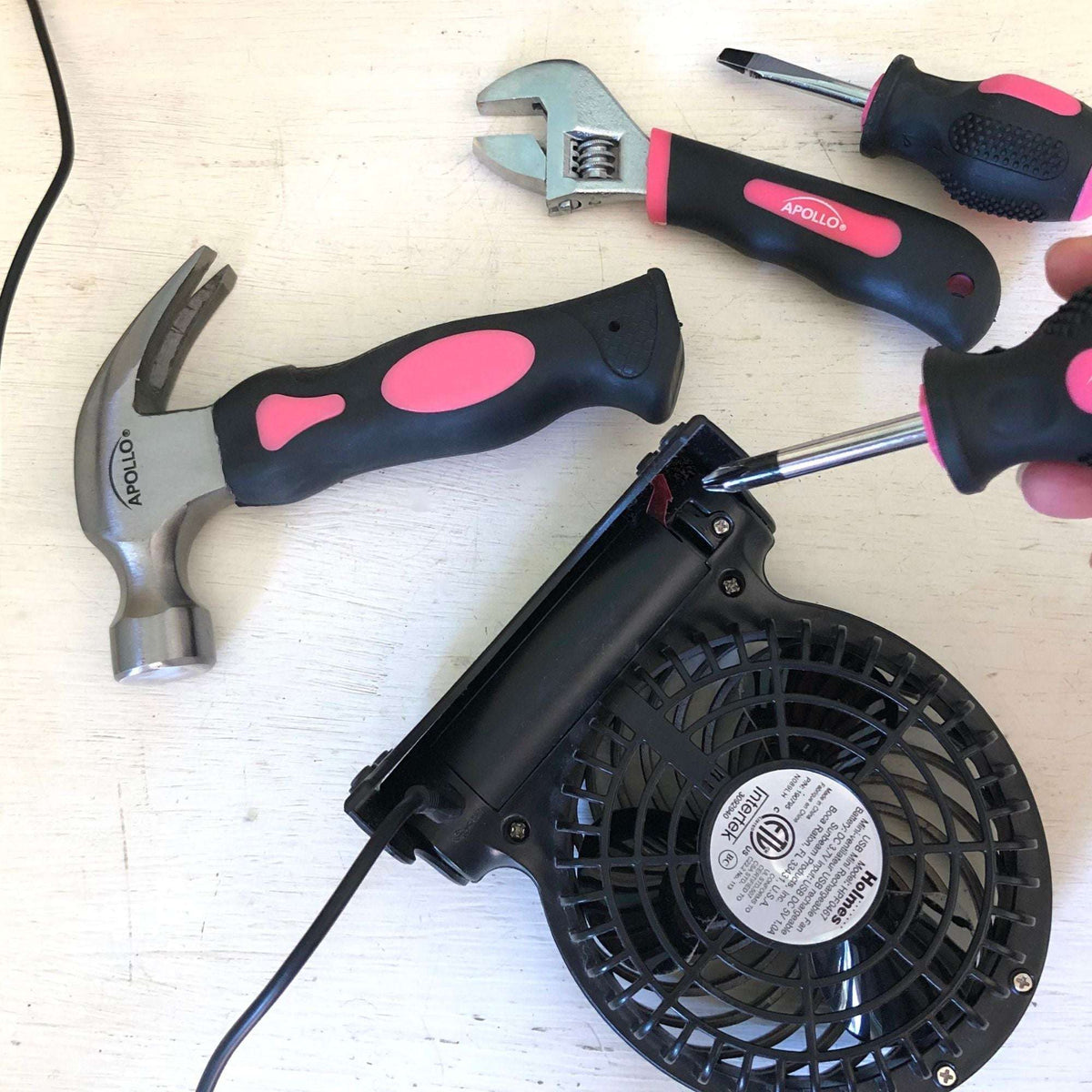 Four Piece Stubby Tool Set - Pink - DT0240P - Prop and Piston