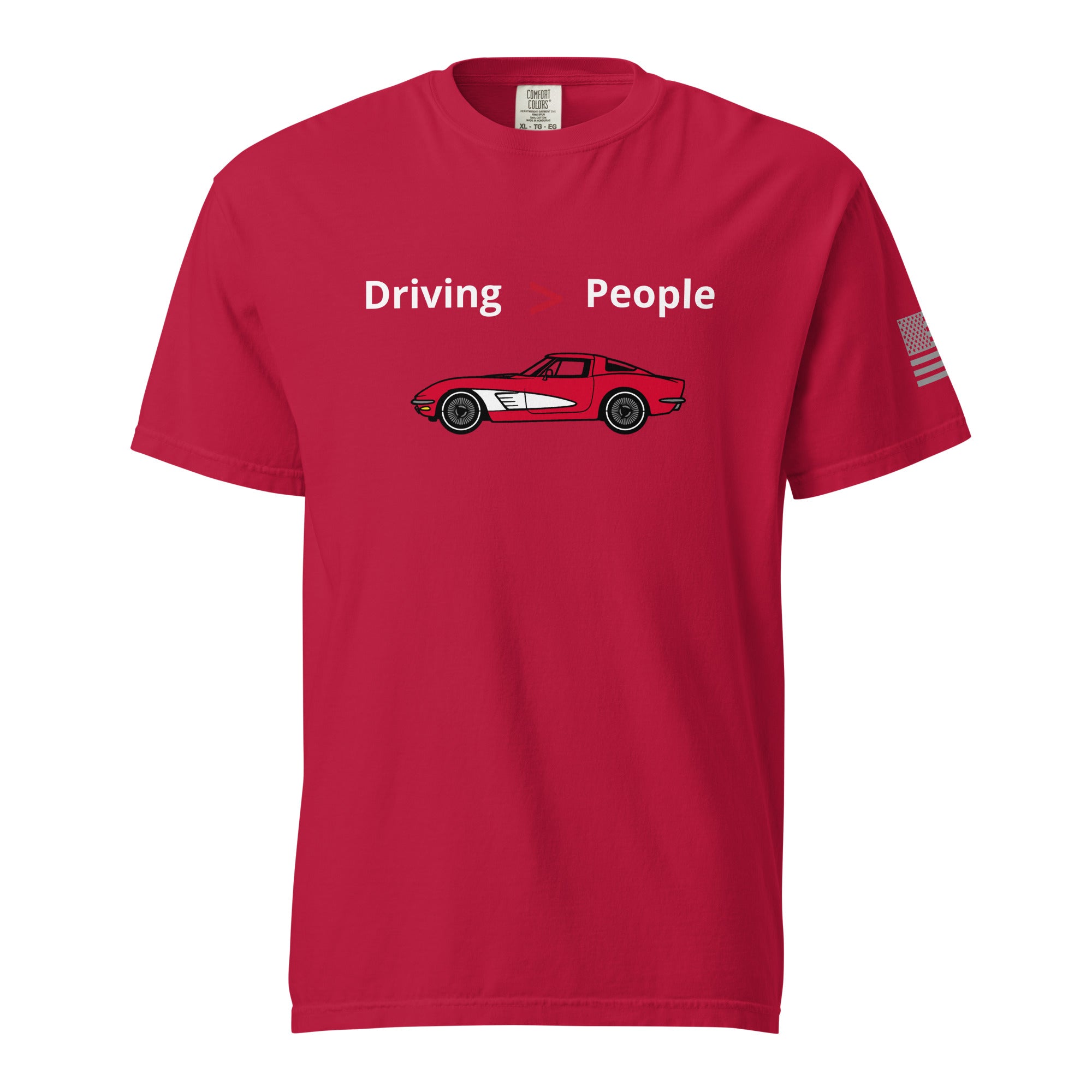 Funny car lover t-shirt Driving Is Better Than People T-Shirt - Prop and Piston
