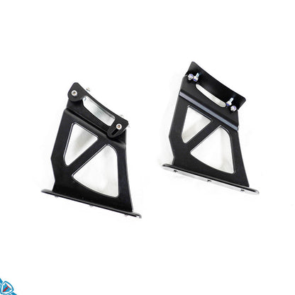 2017-2025 Porsche 718 Boxster &amp; Cayman (982) Dry Carbon Fiber GT4 Style Rear Wing | FYBR Aerodynamics