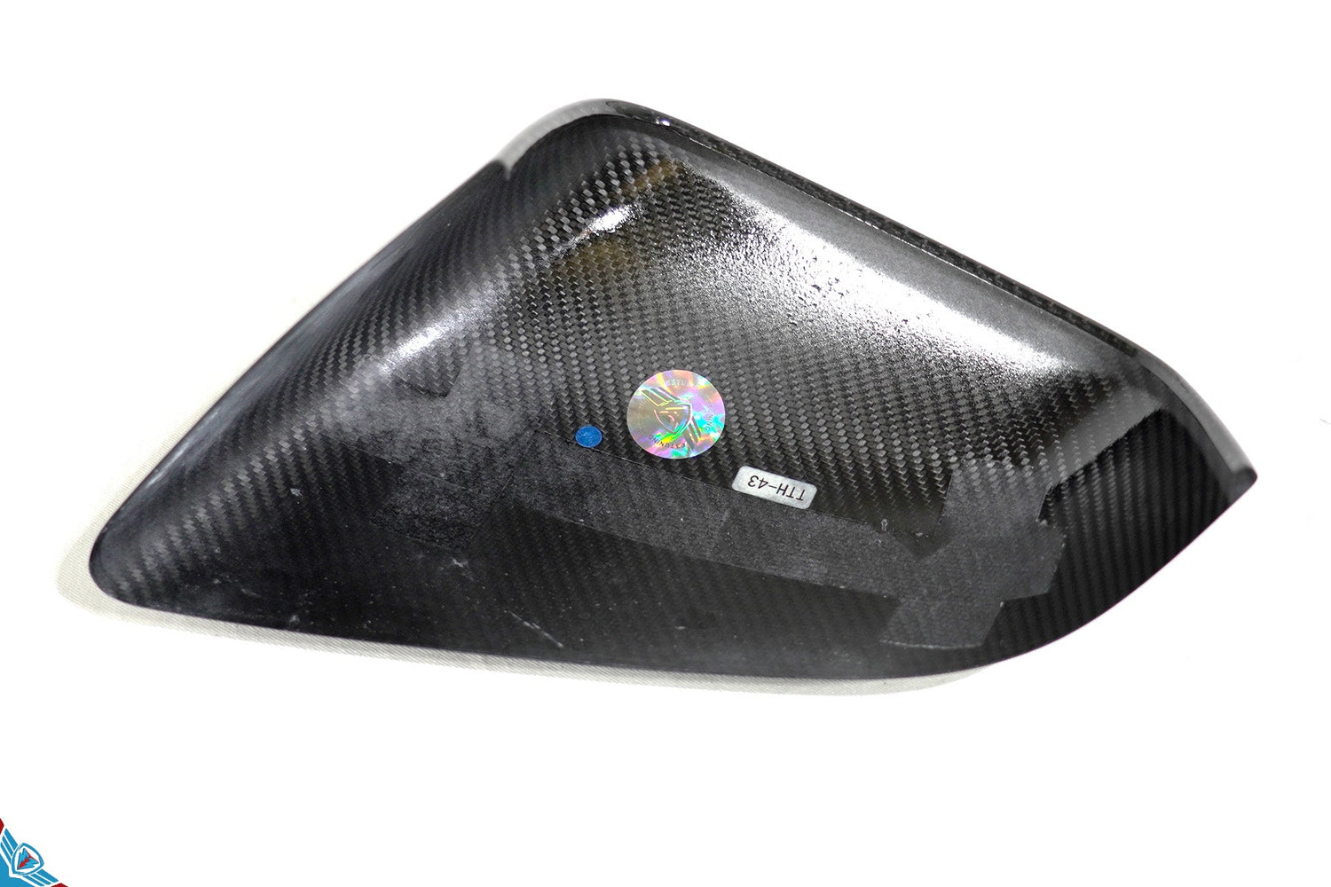 Tesla Model X OEM Overlay Dry Carbon Fiber Mirror Covers [Various Finishes] | FYBR Aerodynamics - Prop and Piston