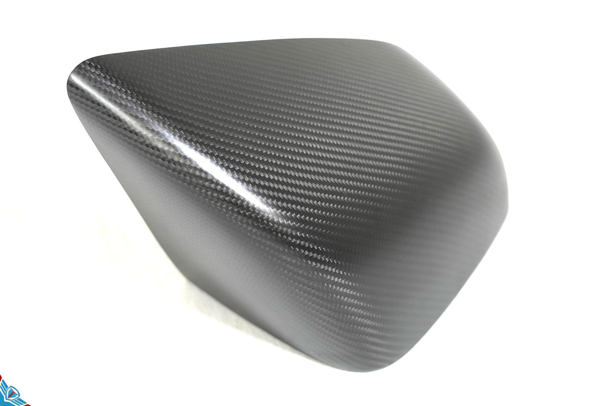 Tesla Model X OEM Overlay Dry Carbon Fiber Mirror Covers [Various Finishes] | FYBR Aerodynamics - Prop and Piston