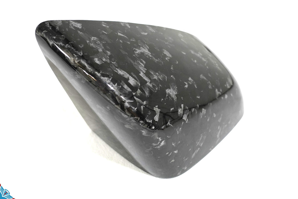 Tesla Model X OEM Overlay Dry Carbon Fiber Mirror Covers [Various Finishes] | FYBR Aerodynamics - Prop and Piston