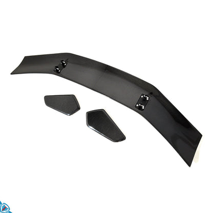 2017-2025 Porsche 718 Boxster &amp; Cayman (982) Dry Carbon Fiber GT4 RS Style Swan Neck Wing