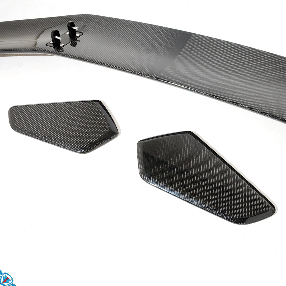 2017-2025 Porsche 718 Boxster & Cayman (982) Dry Carbon Fiber GT4 RS Style Swan Neck Wing
