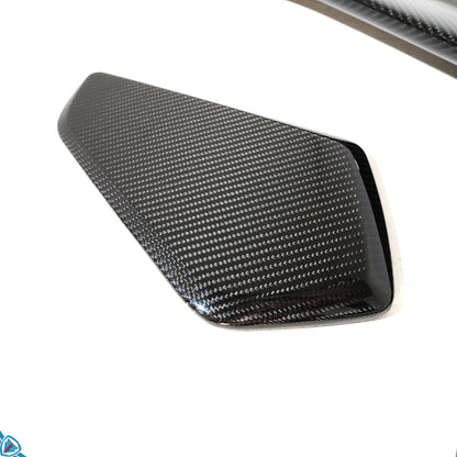 2017-2025 Porsche 718 Boxster &amp; Cayman (982) Dry Carbon Fiber GT4 RS Style Swan Neck Wing